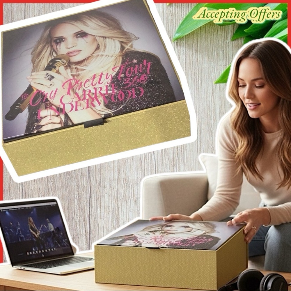 VIP BOX Carrie Underwood - The cry pretty Tour 360 - 2019 - Pillow, CD’s & more